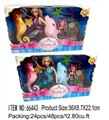 OBL709932 - Mother and daughter mermaid princess with hippocampus and dolphins and accessories