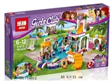 OBL710012 - The girl series - heart lake city girl summer swimming pool