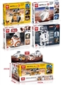 OBL710227 - MINI lego robot, wall-e, BB - 8, R2D2 one display box 4, only 20 show box of a box