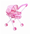 OBL710342 - Baby sunshade trolley (light purple iron tube)