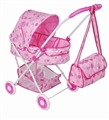 OBL710394 - Baby sun visor storage basket handbag (white iron tube) eva wheel