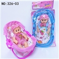 OBL711170 - Shopping basket/cradle doll