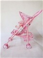 OBL711335 - Pink iron toy cart with Eva