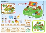 OBL712146 - Multi-function educational building blocks joy zoo
