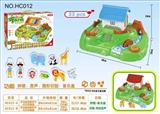 OBL712149 - Multi-function educational building blocks Joy the zoo