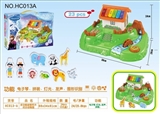 OBL712150 - Snow and ice colors multi-function educational building blocks joy zoo