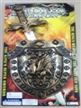 OBL712376 - Bronze double sword and shield