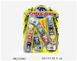 OBL712461 - 12只喷漆乌窗回力赛车