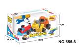 OBL713163 - 卡通拆装方程车，挖土机