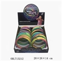 OBL713212 - Colorful plastic magic ring of 12 PCS