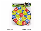 OBL714251 - 42 cm dart board with two dart