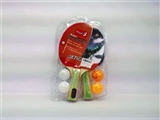 OBL714829 - Wooden table tennis racquet (with 4 ball)