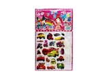 OBL714836 - Cars bubble stickers