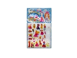OBL714839 - Barbie doll bubble stickers