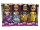 OBL715054 - 16寸空身音乐迪士尼娃娃4款混装