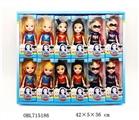 OBL715186 - 6寸实身超能少女展示盒12PCS