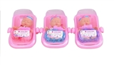 OBL715341 - 8 "evade glue princess wedding dress with sleep evade glue Eva bath pacifier 3 color orange