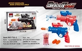 OBL715390 - Red/blue revolver water gun