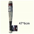 OBL715607 - Silver zombie baseball bat