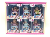 OBL715894 - Six inches lovely expression Eva display box of 6 PCS
