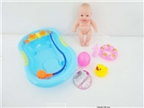 OBL715928 - 6 inches of evade glue expression with Eva bath swimming ring bottle with small ducks
