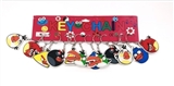 OBL716417 - 12 a key card angry birds hanging ornament only