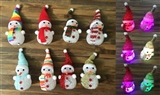 OBL717028 - Colorful light-emitting Christmas snowman