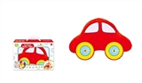 OBL717171 - Cartoon car (plush dolls, the infant child calm toys, built-in bell)