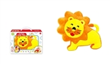 OBL717173 - The lion (plush dolls, the infant child calm toy, built-in bell)