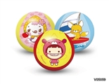 OBL717239 - 5 "happy auspicious Eva baby ball (suede)