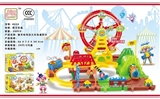 OBL717865 - The ferris wheel electric train track building blocks