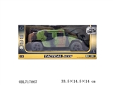 OBL717867 - Military car 1:18 four-way remote voice lights (not package electricity)