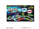 OBL717955 - Night light rail cars of 360