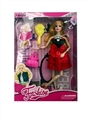 OBL718289 - 11.5 inch 12 joint fashion barbie bags, comb