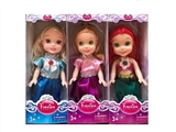 OBL718314 - 6寸空身迪士尼公主芭比 3款混装