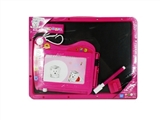 OBL718716 - Black and white board with magnetic tablet