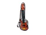 OBL718756 - Backpack brown wood grain wire plays the guitar