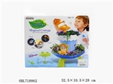 OBL718862 - DIY house garden flower fairy tales series - magic cabin (with light, music) boy