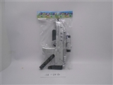 OBL718894 - 冲锋语音枪(带消音器，银色)