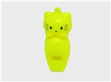 OBL719007 - 实色卡通猫口哨