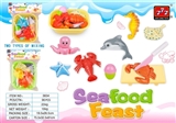 OBL719272 - Bowl of seafood can be cut