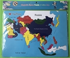 OBL719517 - 英文亚洲地图磁性贴