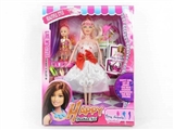 OBL719818 - 高档11.5寸实身芭比带3寸实身芭比带衣服带配件