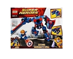 OBL719968 - 260 PCS super hero lego set (single trible changers, collected 6 assembly super fit)