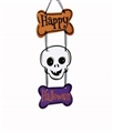 OBL721273 - Skull paper hanging door