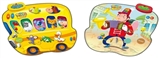 OBL721536 - Animal bus double-sided music blanket