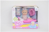 OBL721766 - 14 inches of evade glue drink urine with bath baby doll