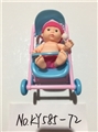 OBL721898 - Russian expression 5.5 -inch doll with a new cart