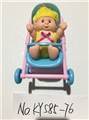 OBL721902 - Russian expression 5.5 -inch doll with a new cart