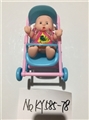 OBL721904 - Russian expression 5.5 -inch doll with a new cart